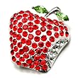 July Birthstone Green Leaf Apple Brooches And Pins