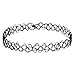 Areke Womens Velvet Choker Necklaces,Gothic Tassel Lace Tattoo Necklace for Girls Set of 8 - 12 Pcs