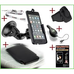 DAS ORIGINAL YAYAGO STARTER SET F�R Ihr Samsung Galaxy S2 S II i9100 : Halter ***VIBRATIONSFREI*** KFZ Halterung 360 grad drehbar f�r Ihr Samsung Galaxy S2 S II i9100 KFZ Halter Autohalterung + Kfz Ladekabel MIT AUFROLLFUNKTION f�r Ihr Samsung Galaxy S2 S II i9100 + Elegante Etui Tasche f�r Ihr Samsung Galaxy S2 S II i9100 + Displayschutzfolie f�r Ihr Samsung Galaxy S2 S II i9100 + Sportliche Oberarmtasche f�r z.B. mp3 Player + yayago Lanyard