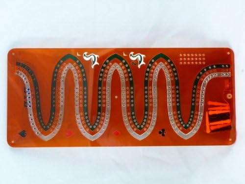 Serpentine Cribbage Board