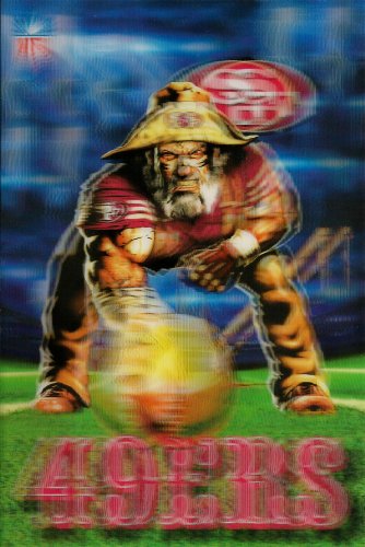 San Francisco 49ers Mascot X 3D Xtreme NFL Power Card at Amazon.com