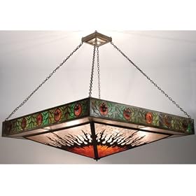 Meyda Tiffany - 81984: 72Sq Island Resort Inverted Pendant by Meyda