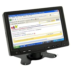Touchscreen 7" LCD Monitor mit VGA AV Einbaurahmen KFZ Media