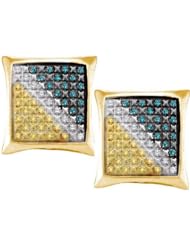 0.25CTW DIAMOND MICRO PAVE EARRING
