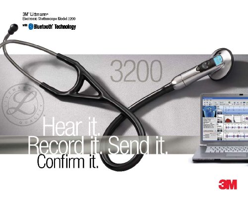 Zargis Cardioscan Package - Includes the 3M and trade; Littmann? Electronic Stethoscope Model 3200