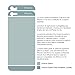 MediaDevil Back (Rear) Screen Protector for iPhone SE (2016) / 5S / 5, Dual-Tone Clear Edition - [2 x Back Protectors]
