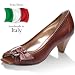 Evita Shoes Damen Peeptoe 09D6499110, Damen Pumps