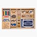 Melissa & Doug WOODEN ANIMAL STAMP SET