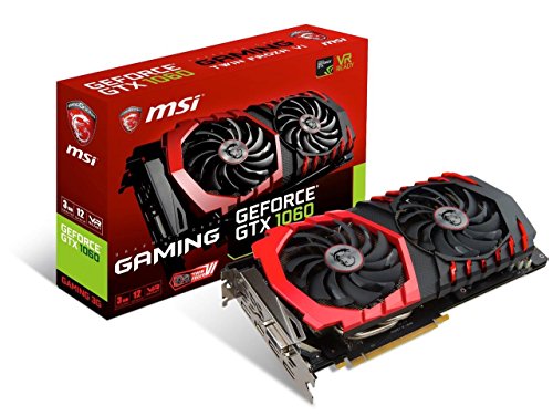 MSI GAMING GeForce GTX 1060 3GB GDDR5 DirectX 12 VR Ready (GeForce GTX 1060 GAMING 3G)