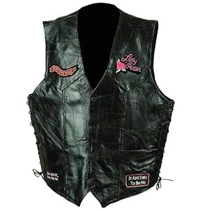 Diamond Plate&trade; Rock Leather Ladies VEST-2X