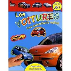 Les voitures : Mes autocollants malins