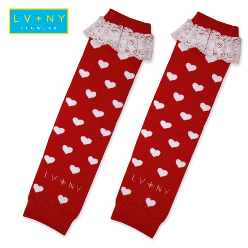 LAVIE NEWYORK レッグウォーマー レッドラブリーハート nylw03