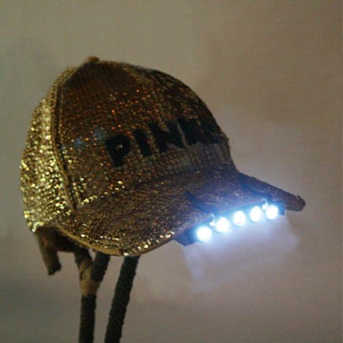 Bike Bicycle 5 LED Cap Light Hat Light