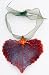 Leaf Ornament or Pendant - Iridescent Cottonwood Leaf