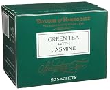 Taylors of Harrogate Green Tea with Jasmine, 20-Count Sachets (Pack of 6)