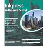 Inkpress AV851120 Specialty Media Adhesive Vinyl 15 Mil 8.5in. X 11in. 20S