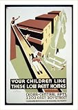 Historic Print (L): Your children like these low rent homes Cedar-Central Apts., 2202 East 30th. Street.