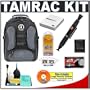Tamrac 5586 Expedition 6x Digital SLR Camera & Laptop Backpack (Gray/Black) + Accessory Kit for Canon Rebel T3, T3i, T1i, T2i, EOS 60D, 5D, 7D, Nikon D3000, D3100, D5000, D5100, D7000, D300s, Olympus Evolt E-5, E-30, E-620 & Sony Alpha A560, A580, A33, A35, A55