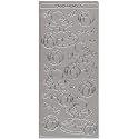 Konturensticker Baby-Motive 2026 silber