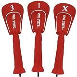 Mississippi State Bulldogs Red Three-Pack Golf Club Headcovers