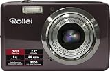Rollei Compactline 350 Digitalkamera (12 Megapixels, 5 -fach opt. Zoom, 6.86 cm (2.7 Zoll) Display) titanic