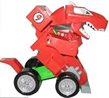 Fisher Price Car-nivores T-Rex Dinosaur - Transformer to Red Race Car