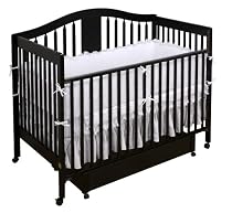 Stork Craft Chelsea 4-in-1 with Drawer Stages - Black