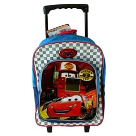 Disney Pixar Cars Rolling Backpack- Kid Size Luggage