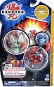 Bakugan Bakupearl + Bakuclear Series B2 Bigger Brawlers Starter Pack with Haos Bee Striker, Pyrus Fortress and Hidden Aquos Fortress