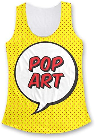 Tees Maker Pop Art Women Tank Top, XXL