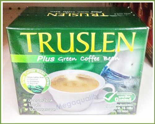 Truslen Plus Green Coffee Bean Instant Slimming Weight Management Drink 10 Cups Free Shipping From Thailand
