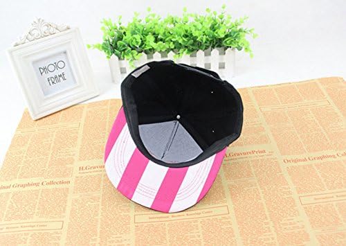 Dasot Casual Vogue Graphic Diamond Sunhat Baseball Cap Hipster Hop-pop Brim Hat Rose