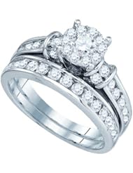 1.32CT-DIA 0.28-CRD DIA BRIDAL SET