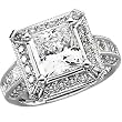 14K White Gold Diamond Engagement Ring Semimount - 1.33 Ct. - CENTER STONE NOT INCLUDED