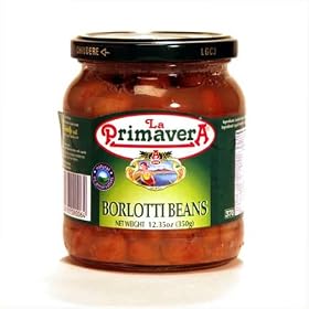 Natural Italian Borlotti (Cranberry) Beans from Naples (12.35oz)