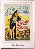 Doll Face: 16x9 Widescreen TV.