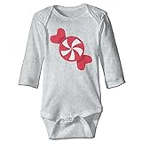 NINKI ベビー服 キャンディ　ハロウィン 長袖 カバーオール 6ヶ月~24ヶ月 100%コットン 出産祝い Size 18 Months グレー
