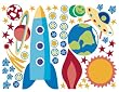 Wallies Wallpaper Mural, 2-Sheet, OK Out of this World
