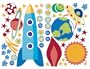 Wallies Wallpaper Mural, 2-Sheet, OK Out of this World