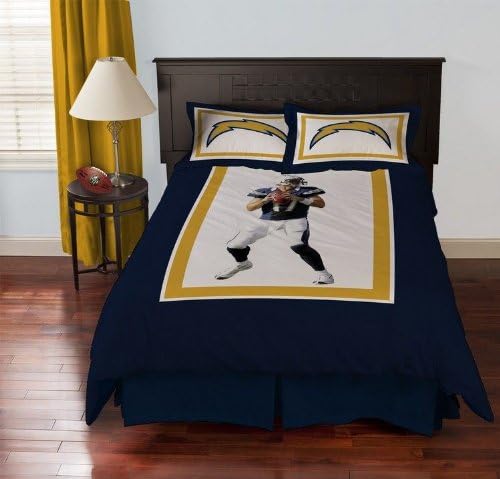 NFL Biggshots Bedding - San Diego Chargers Phillip Rivers Comforter Set, Queen