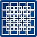 Design Design Shangri-la Blue Dinner Plate, 8-Count Packages (Pack of 4)