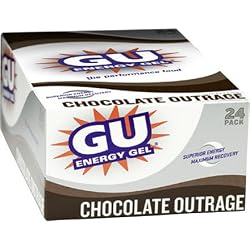 Gu Energy Gel, Chocolate Outrage, 24-Count