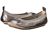 [ヨシ サムラ] Yosi Samra Kids ガールズ Sammie Metalic Leather (Toddler) フラットシューズ Pewter 9 Toddler - M [並行輸入品]