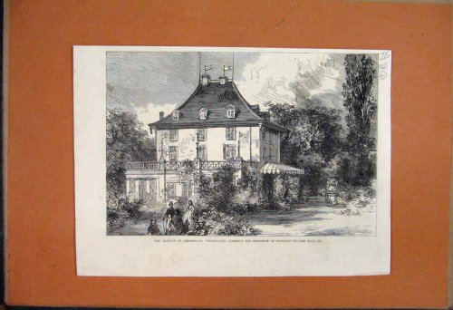 1865 Franz Liszt Conductor New Oratorio Pesth Print