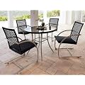 Modernes Gartenm�bel-Set �Provence� , Tisch+ 4 St�hle
