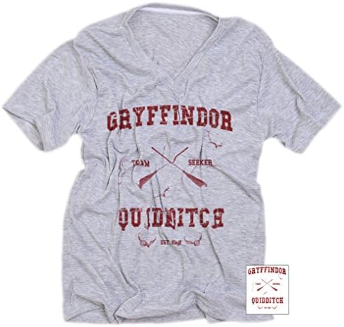 Harry Potter Gryffindor Women T-Shirt Teeinspector Unisex T-Shirt Grey Tee Medium