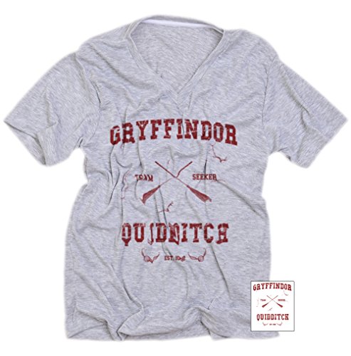 Harry Potter Gryffindor Women T-Shirt Teeinspector Unisex T-Shirt Grey Tee Medium
