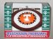 TENNESSEE VOLUNTEERS Mini-Replica NCAA Football CHRISTMAS ORNAMENT (Star Design)