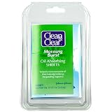 Clean & Clear Morning Burst Oil Absorbing Sheets, 50-Count Packages (Pack of 4)