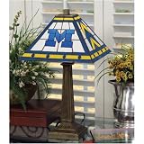 The Memory Company COL-X NCAA College Mission Style Stained Glass Table Lamp School: Ohio State
